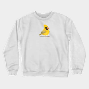 Yellow Cardinal Bird Crewneck Sweatshirt